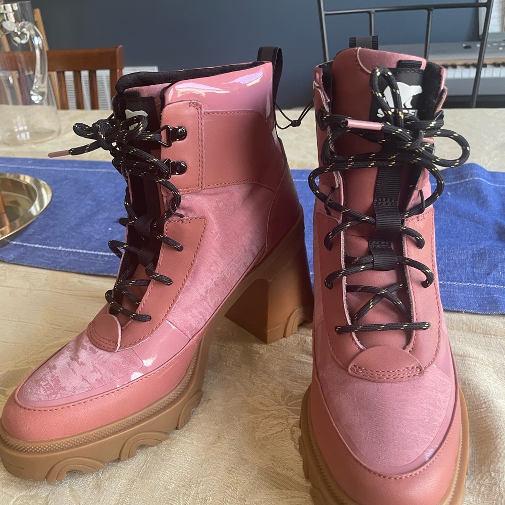 Sorel Women's Brex™ Heel Lace Bootie - Pink Dusty Rose